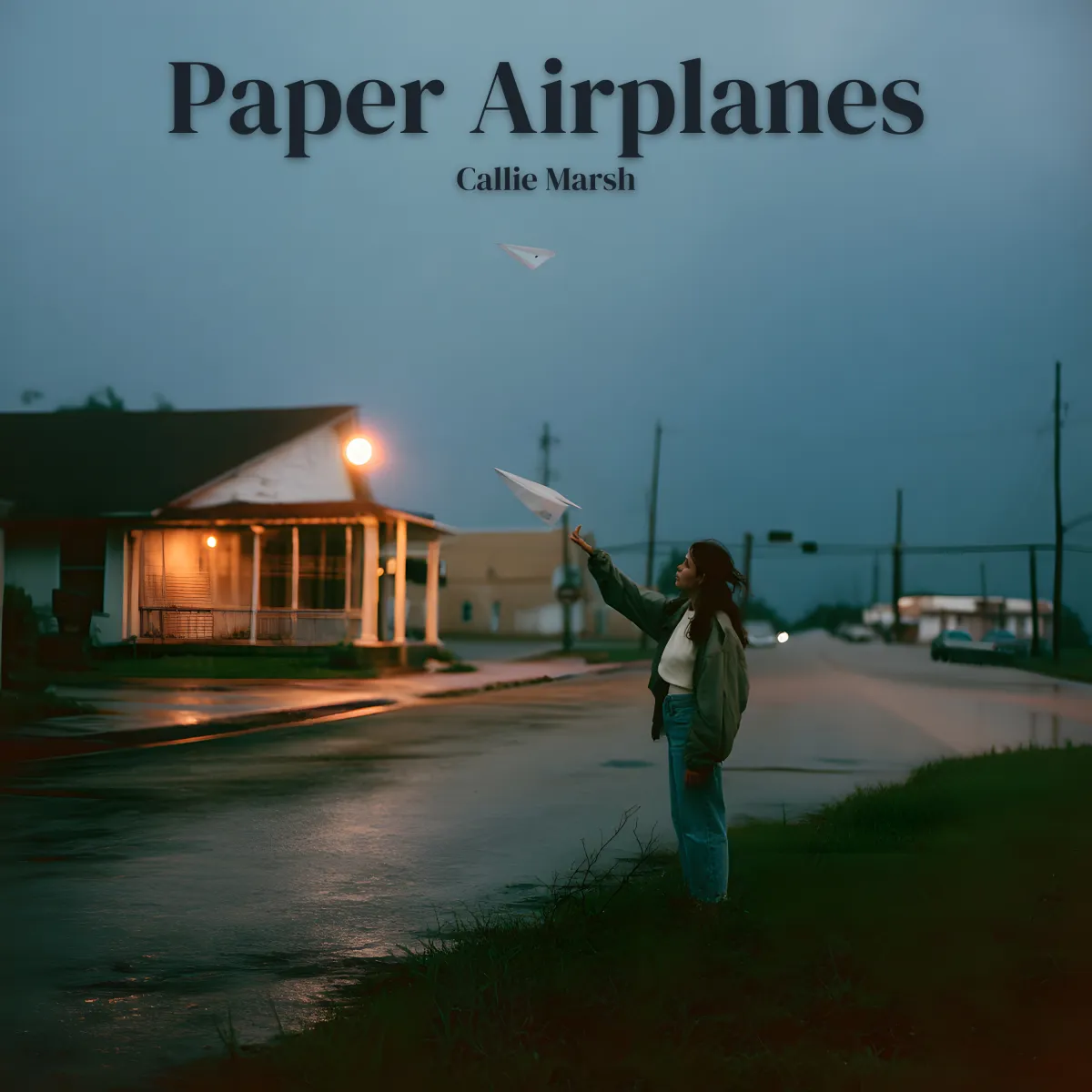 Cover art for Paper Airplanes by Callie Marsh